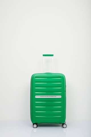 Benetton Trolley Valiz Yeşil Büyük Boy 14bnt1000-01-y