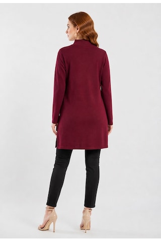 Neden Tekstil Bordo Uzun Triko Kadın Tunik Bluz