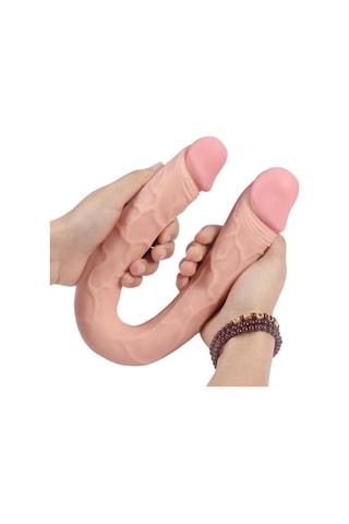 Truva Shop Shequ Harold 44 Cm Çift Taraflı Ten Rengi Unisex Penis