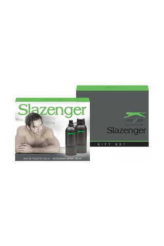 Slazenger Active Sport Yeşil Erkek Parfüm EDT 125 ML + Sprey Deodorant 150 ML