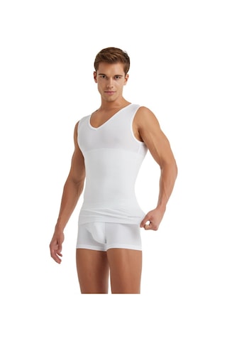 Blackspade Erkek Korse Atlet 9208 - Beyaz