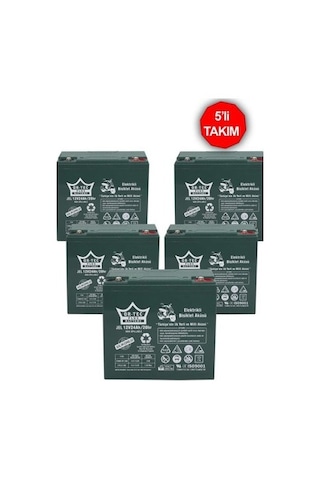 12v 24 Ah Akü Elektrikli Motorsiklet Aküsü 5 Adet