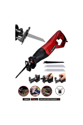 Assur ASR613 900W Tilki Kuyruğu Testere Kırmızı