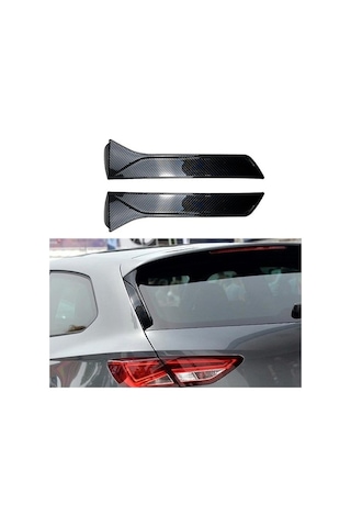 Dancemonkey Seat Leon 5f Mk3 Karbon Fiber Arka Pencere Trim, Dudak Spoiler