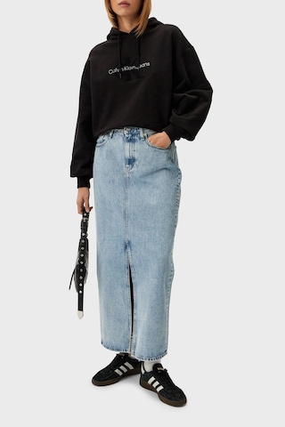 Calvin Klein Bayan Sweat J20j224170 Beh Siyah Siyah