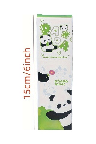 Tcherchı 4 Parçalı Panda Temalı Geri Çekilebilir Jel Kalemler, İnce Uçlu, Dayanıklı
