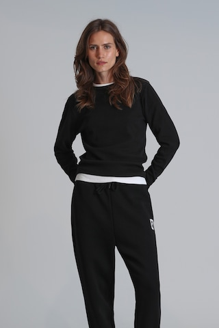 Lufian Amaya Kadın T- Shırt Regular Fit Siyah Siyah 122020007100100 Siyah