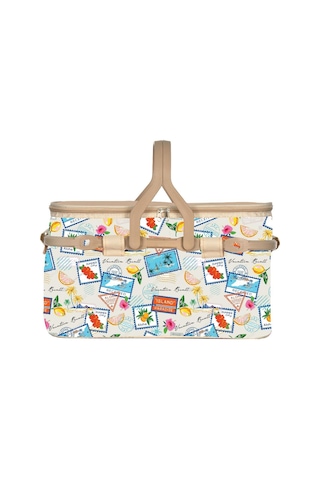 25 Lt Piknik Sepeti 1072 Picnic Bag Çok Renkli