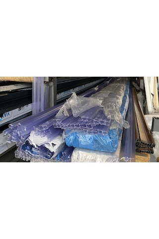 Cam Balkon 8 Mm Şeffaf Fitil Küçük H 4 Adet 150 Cm