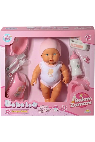 3529 Bebelou Bakım Zamanı 4 Sesli Konuşan Bebek -sunman