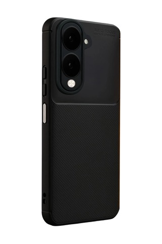 Vivo Y29s Auto Focus Karbon Kapak - Siyah