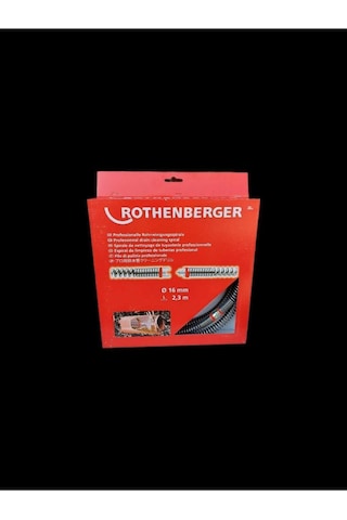Rothenberger 16 Mm R 600 Için Boru Temizleme Ve Tıkanıklık Açma Spirali