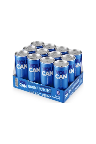 You Can Blue Edition Enerji İçeceği 250 ml 12'li