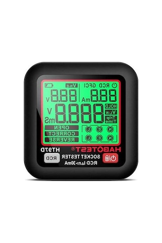Trendooze Habotest Ht97d Priz Test Cihazı: Otomatik Kapatma, Hd Ekran, Geniş Kullanım