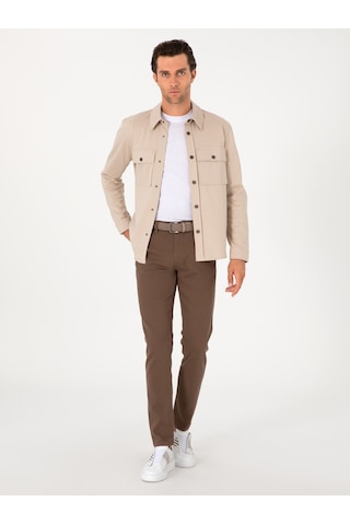 Cacharel Erkek Kahverengi Pantolon Kanvas-chino 50305640-vr029