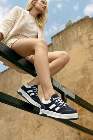 Dark Seer Ds Sapphire Sneaker 2025 Kadın Lacivert-beyaz