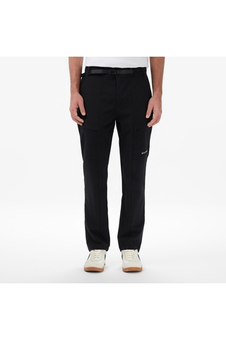 United4 Unıted4 Regular Fit Erkek Siyah Pantolon Gund Siyah