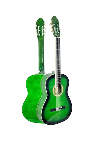 Victor Klasik Gitar Seti Yeşil Renk