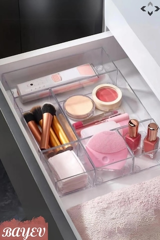 Bayev 24 Parça Organizer Düzenleyici Set 4 X Lv216 Modüler Çekmece Içi Organizer Set Takı Kutusu Turuncu