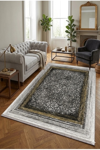 Efsane Halı 200x290 Esmira Koleksiyonu 34681-090 Siyah