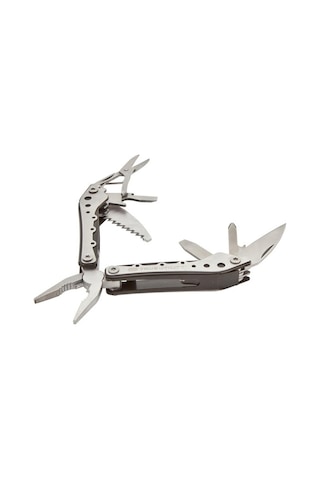 True Kamp Utility Tu 195k Mini Multi Penseli Anahtarlık Gümüş - Siyah