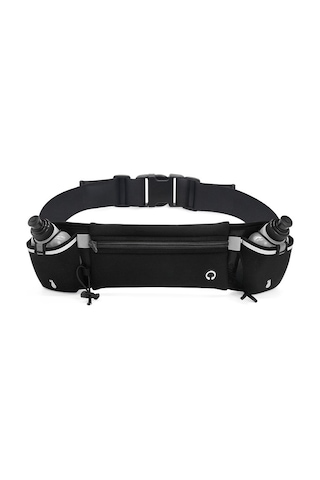 Fosenze Spor Bel Çantası, Su Flaslı, Su Geçirmez Malzeme, Telefon Ve Kart Depolama, Spor Ve Koşu İçin, Unisex, Siyah, Tek Boyut Çok Renkli