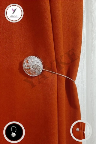 Yaykeperde Mandalı-mıknatıslı Perde Tutacağı Gümüş Güneş