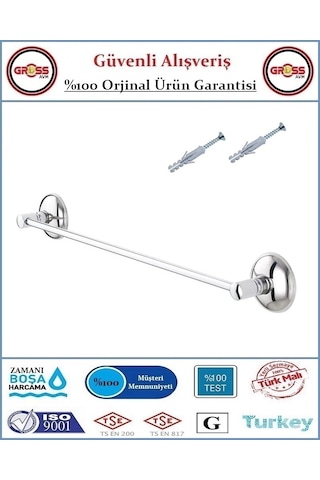Havluluk Paslanmaz Nikel - Düz Uzun