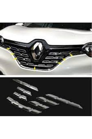 Türkmen Renault Kadjar 2015-2019 Arası Uyumlu Ön Panjur Abs Kromu