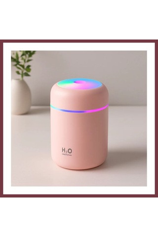 Storeşahin Mini Usb Hava Nemlendirici 300ml - Işıklı Taşınabilir Aroma Difüzör Shn0720