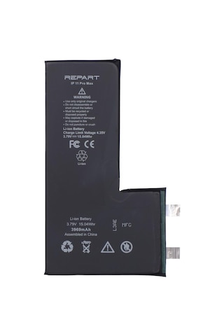 Apple Uyumlu iPhone 11 Pro Max Batarya Film'siz Puntalanabilir Cell 3969 Mah