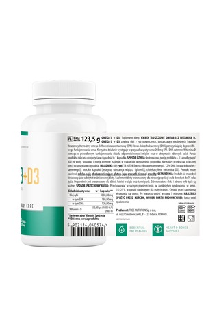 Trec Omega 3 + D3 Vitamin 2000 Uı 90 Caps