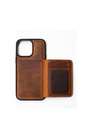 Back Wallet Apple Uyumlu iPhone 14 Pro Max Taba