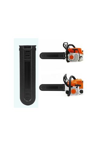 Xurunkeji İnç - 12 İnç Testere Çubuğu Kılıfı Kılıf Koruyucu Evrensel Kılavuz Plaka Stihl Testere Çubuğu Koruyucu Kılıfı Siyah