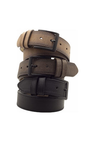 Deribond 3 Adet Erkek Kot Pantolon Kemeri