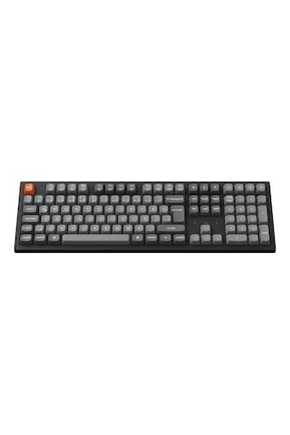 Keychron K10 Max Super Red Switch 1000 Hz Çift Atışlı Pbt Tuş Kapakları Rgb Aydınlatmalı Kablosuz Siyah Mekanik Klavye (K10M-H1-Tr)