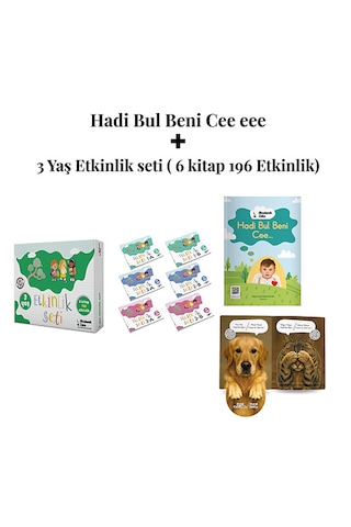 Hadi Bul Beni Cee Eee Türkçe & İngilizce Sesli Yönerge Ve 3 Yaş