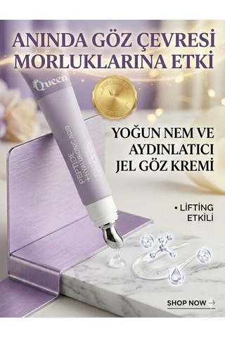 Ice Queen Peptit + Hyalüronik Asit Jel Göz Kremi 15 ML