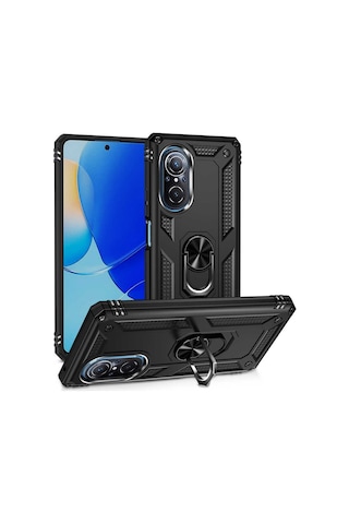 Huawei Nova 9 Se Kılıf Tchs Vega Kapak - Siyah Siyah
