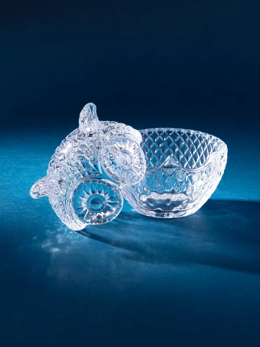 Lefard "kuş" Şekerlik 250 Ml Kapaklı Cam 156228524 Beyaz