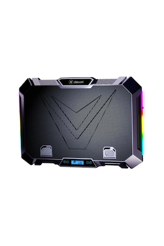 K28 Premium 8 Fanlı Rgb Yükseklik Ayarlı Stand 17" Gaming Notebook Soğutucu Telefon Tutuculu