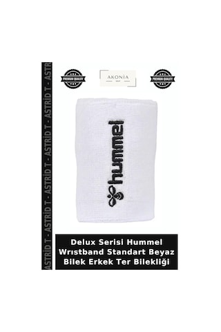 Delux Serisi Hummel Wrıstband Standart Beyaz Bilek Erkek Ter Bilekliği