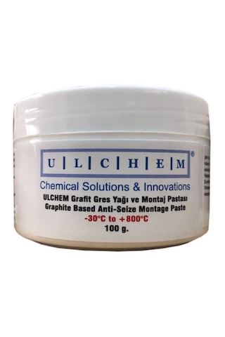 Ulchem Grafit Gres Yağı Ve Montaj Pastası +800 C - 100 Gram