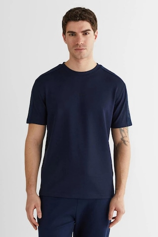 Gant Erkek Lacivert Baskılı Kısa Kollu T-shirt-14685
