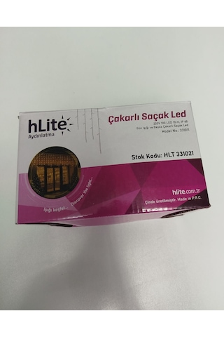 Çakarlı Saçak Led 220v 100 Ledli Günışığı Renk Beyaz Çakarlı 10 Metre Ip65 Hlite 1 Adet