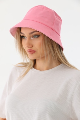 Kadın Balıkçı Pembe Kova Bucket Şapka Pembe