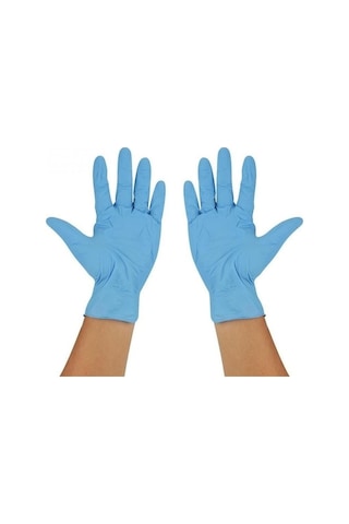 Trendooze Mavi Nitril Eldivenler, 100 Adet, Mutfak & Sanat Eldiveni