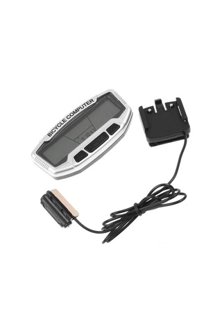 Aubyhe Bisiklet Bilgici: Hız, Mesafe, Zaman, Sicaklık Ve Lcd Işıklı Çok Fonksiyonlu Spor Takip Aleti Siyah