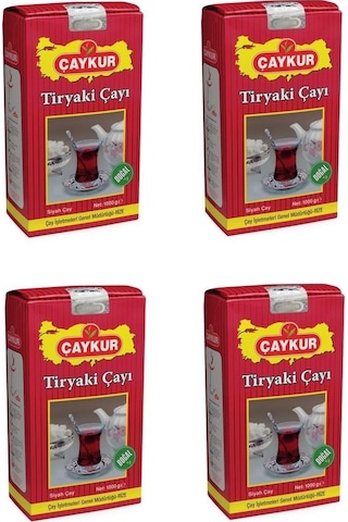 Çaykur Tiryaki Siyah Dökme Çay 4 x 1 KG
