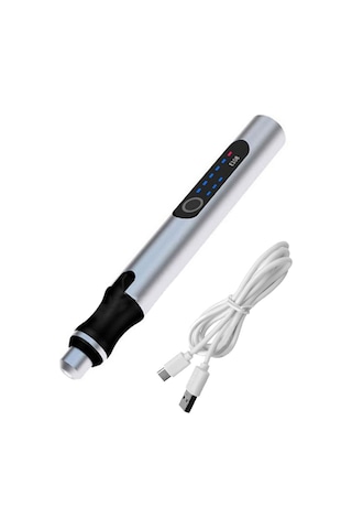 Moveevo Çok Yönlü Oyma Ve Parlatma Kalemi, 3 Hız Ayarlı, Şarj Edilebilir, Led Ekranlı, Metal Ve Ahşap İşleme İçin İdeal